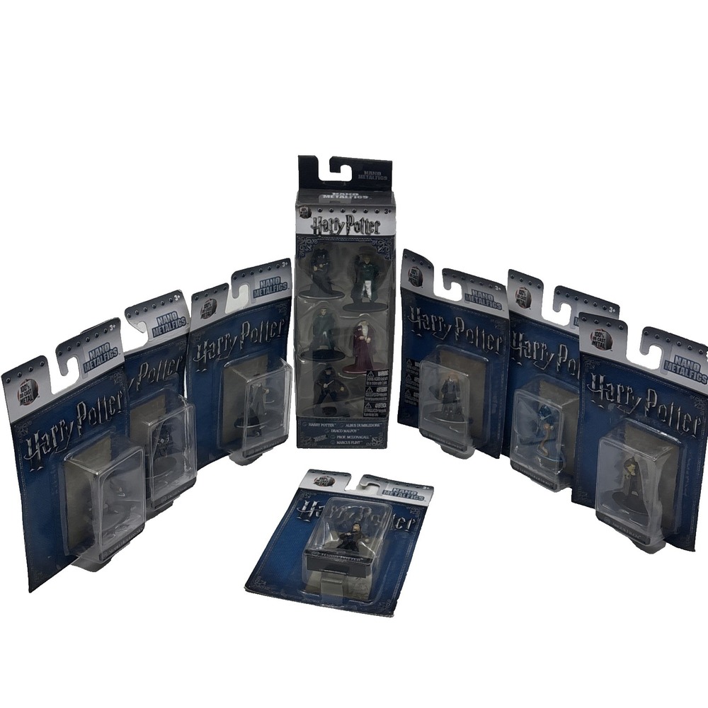 Harry Potter Jada Toys Nano‎ Metalfigs Metal Figures Diecast New Lot of 8